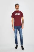 Vans - Футболка VN000GGGZ281-Burgundy/W колір бордо Vans - Футболка VN000GGGZ281-Burgundy/W колір бордо