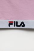 Fila Дитячий спортивний бюстгальтер колір рожевий Fila Дитячий спортивний бюстгальтер колір рожевий