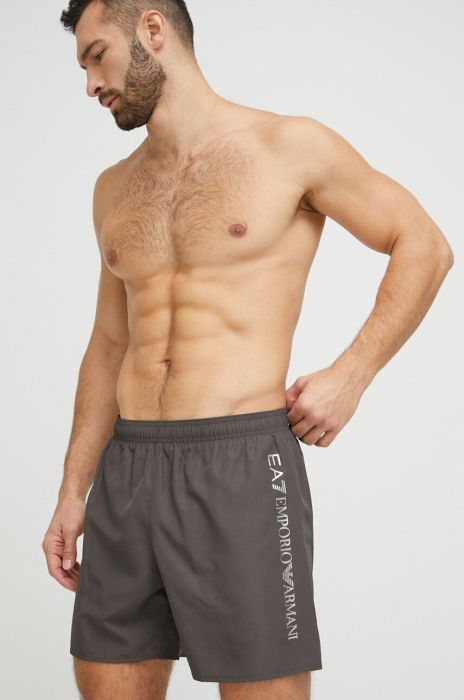 Купальні шорти EA7 Emporio Armani колір сірий (2986387) Купальні шорти EA7 Emporio Armani колір сірий (2986387)
