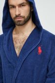 Бавовняний халат Polo Ralph Lauren колір синій (3253925) Бавовняний халат Polo Ralph Lauren колір синій (3253925)