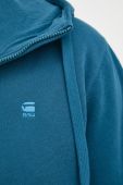 Кофта G-Star Raw чоловіча колір бірюзовий однотонна