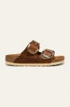Birkenstock - Шкіряні шльопанці Arizona Big Buckle 1011073-COGNAC колір коричневий