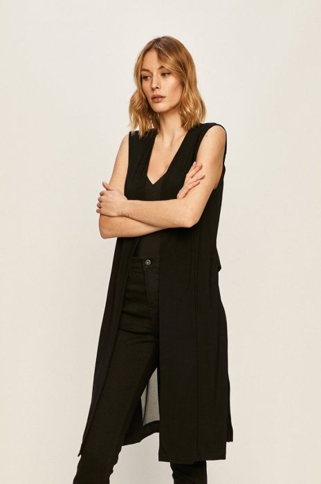 Dkny - Безрукавка колір чорний Dkny - Безрукавка колір чорний