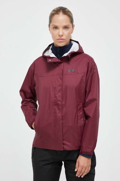 Куртка outdoor Helly Hansen колір бордовий Куртка outdoor Helly Hansen колір бордовий