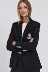 Lauren Ralph Lauren - Піджак колір чорний Lauren Ralph Lauren - Піджак колір чорний