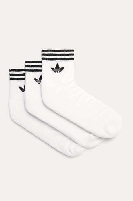 adidas Originals - Шкарпетки (3-pack) EE1152.M-WHT/BLK колір білий adidas Originals - Шкарпетки (3-pack) EE1152.M-WHT/BLK колір білий