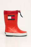 Tommy Hilfiger - Дитячі гумові чоботи колір червоний (510874)