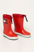 Tommy Hilfiger - Дитячі гумові чоботи колір червоний (510874)