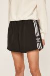 adidas Originals - Шорти FM2595-BLK/WHT колір чорний adidas Originals - Шорти FM2595-BLK/WHT колір чорний