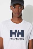 Бавовняна футболка Helly Hansen колір білий 34112-001 (3297348) Бавовняна футболка Helly Hansen колір білий 34112-001 (3297348)