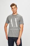 Бавовняна футболка Armani Exchange Колір сірий з принтом колір сірий