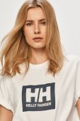 Бавовняна футболка Helly Hansen колір білий з принтом 53285-096 (1269322) Бавовняна футболка Helly Hansen колір білий з принтом 53285-096 (1269322)