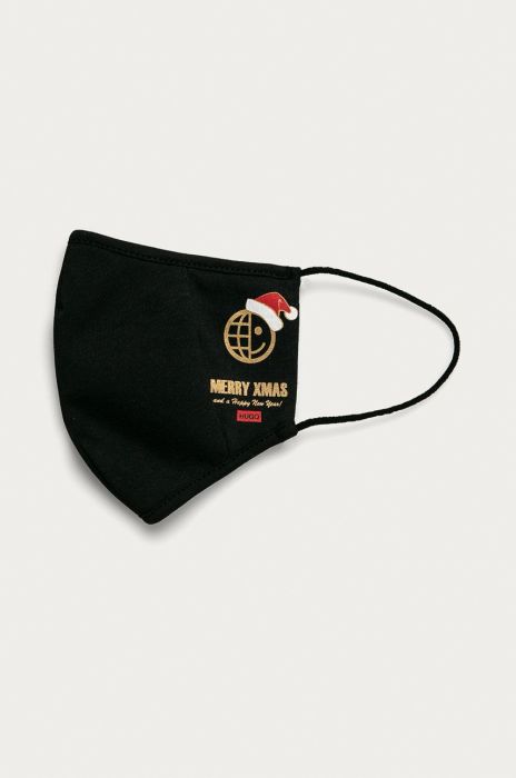 Hugo - Багаторазова захисна маска колір чорний (733540) Hugo - Багаторазова захисна маска колір чорний (733540)