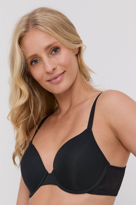 Бюстгальтер Dkny колір чорний гладкий (1641548) Бюстгальтер Dkny колір чорний гладкий (1641548)