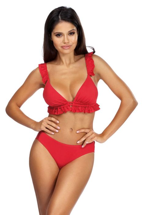 Купальник Lorin колір червоний м'яка чашечка Купальник Lorin колір червоний м'яка чашечка