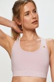 Спортивний бюстгальтер Deha колір рожевий гладкий Спортивний бюстгальтер Deha колір рожевий гладкий