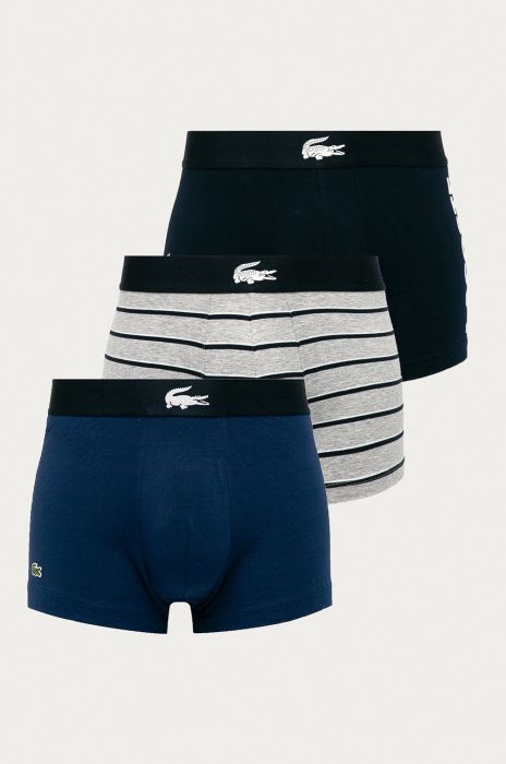 Боксери Lacoste (3-pack) чоловічі колір синій (2325425) Боксери Lacoste (3-pack) чоловічі колір синій (2325425)