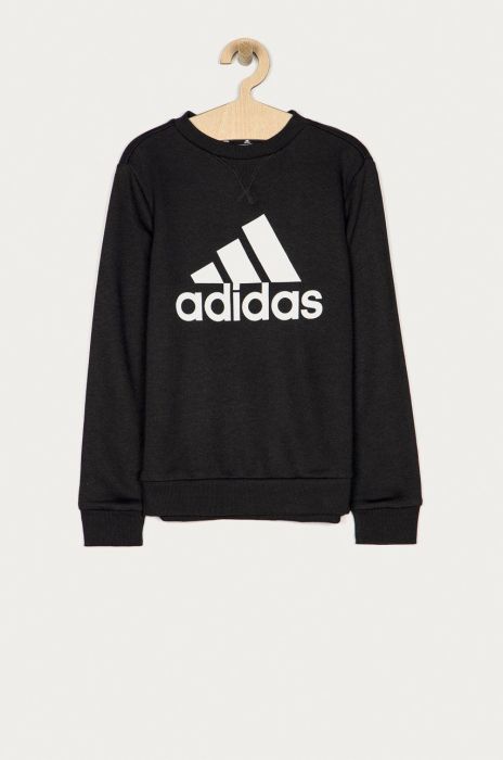 Дитяча кофта adidas колір чорний з принтом (1351459)