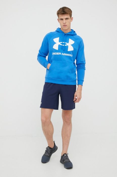 Кофта Under Armour 1357093 чоловіча  з принтом 1357093-652 колір блакитний Кофта Under Armour 1357093 чоловіча  з принтом 1357093-652 колір блакитний