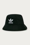 adidas Originals - Капелюх Adicolor Trefoil Bucket AJ8995.M-BLK/WHT колір чорний adidas Originals - Капелюх Adicolor Trefoil Bucket AJ8995.M-BLK/WHT колір чорний