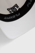Кепка Dc колір білий з аплікацією