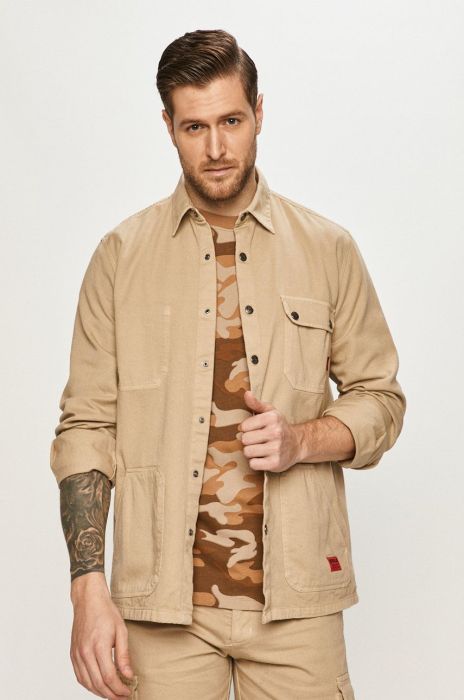 Caterpillar - Сорочка колір бежевий (1318574) Caterpillar - Сорочка колір бежевий (1318574)