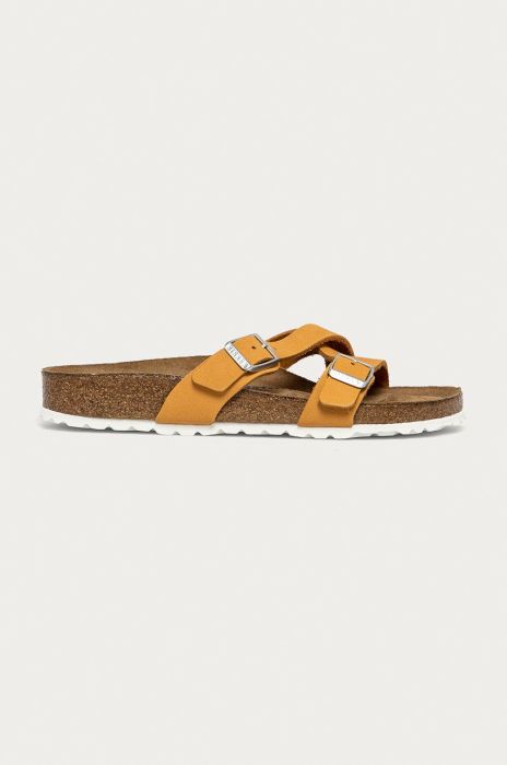 Шльопанці Birkenstock жіночі колір помаранчевий Шльопанці Birkenstock жіночі колір помаранчевий