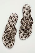 Tory Burch - Шкіряні в'єтнамки колір коричневий (1286274) Tory Burch - Шкіряні в'єтнамки колір коричневий (1286274)