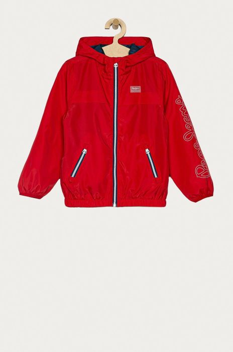 Pepe Jeans - Дитяча куртка Alan 128-180 cm колір червоний Pepe Jeans - Дитяча куртка Alan 128-180 cm колір червоний