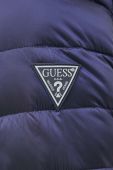 Пухова куртка Guess чоловіча колір синій перехідна Пухова куртка Guess чоловіча колір синій перехідна