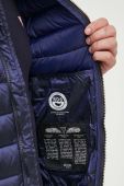 Пухова куртка Guess чоловіча колір синій перехідна Пухова куртка Guess чоловіча колір синій перехідна