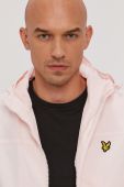 Куртка Lyle & Scott чоловіча колір рожевий перехідна Куртка Lyle & Scott чоловіча колір рожевий перехідна