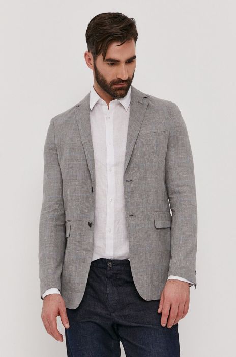 Піджак Marciano Guess чоловічий колір сірий Піджак Marciano Guess чоловічий колір сірий