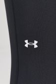 Штани Under Armour 1365335 жіночі колір чорний гладкі Штани Under Armour 1365335 жіночі колір чорний гладкі