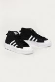 adidas Originals - Кеди Nizza Platform Mid FY2783-BLK/WHT колір чорний