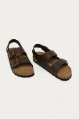 Birkenstock - Сандалі Milano 34703-Dark.Brown колір коричневий Birkenstock - Сандалі Milano 34703-Dark.Brown колір коричневий