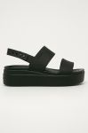 Сандалі Crocs жіночі колір чорний KLYN.LOW.WEDGE.W.206453-BLACK/BLAC Сандалі Crocs жіночі колір чорний KLYN.LOW.WEDGE.W.206453-BLACK/BLAC