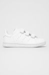 Дитячі черевики adidas Originals Stan Smith колір білий (1454094)