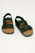 Birkenstock - Шкіряні сандалі Milano 34191.Milano-Black колір чорний Birkenstock - Шкіряні сандалі Milano 34191.Milano-Black колір чорний