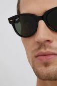 Сонцезахисні окуляри Ray-Ban ORION колір чорний Сонцезахисні окуляри Ray-Ban ORION колір чорний