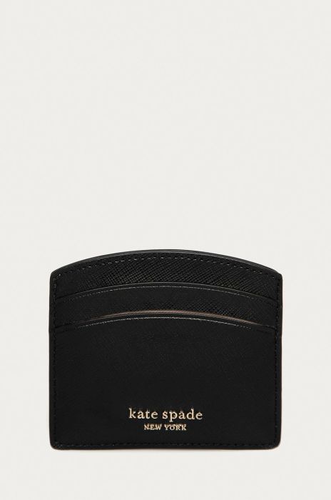 Kate Spade - Шкіряний гаманець колір чорний