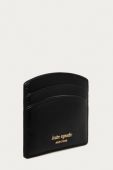 Kate Spade - Шкіряний гаманець колір чорний