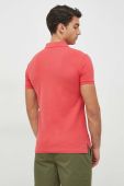 Бавовняне поло Polo Ralph Lauren однотонний колір червоний (2850580)