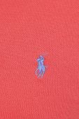 Бавовняне поло Polo Ralph Lauren однотонний колір червоний (2850580)
