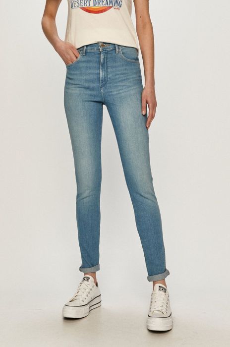 Джинси Wrangler жіночі Jeansu колір блакитний Джинси Wrangler жіночі Jeansu колір блакитний