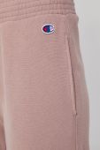 Штани Champion 113370 жіночі колір рожевий гладкі Штани Champion 113370 жіночі колір рожевий гладкі