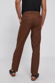 Штани Sisley чоловічі колір коричневий облягаюче (1531900)