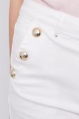 Джинсові шорти Morgan жіночі колір білий гладкі