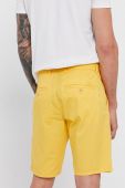 Бавовняні шорти Gant чоловічі колір жовтий