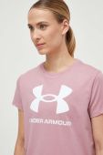 Футболка Under Armour жіночий колір рожевий (3616872)